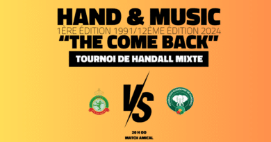 Tournoi Hand et music – 18 & 19 Mai 2024