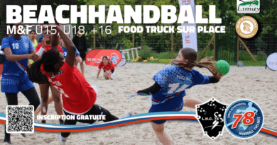 Affiche tournoi Beach Handball Limay
